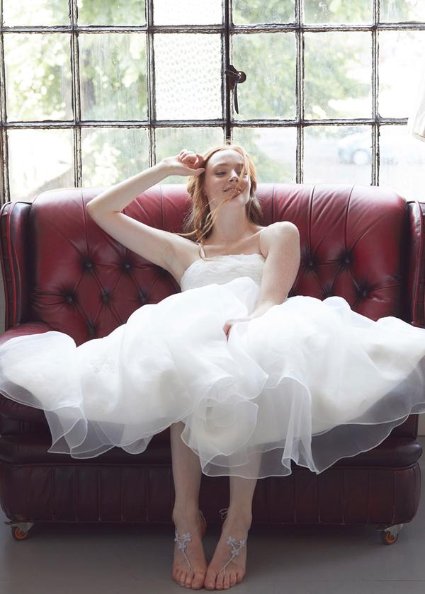 Short Wedding Dress with straps Aneberry Sit